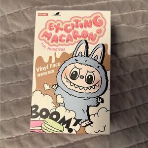 Pop Mart Exciting Macaron Vinyl, Sesame Bean Labubu brand new! Sealed!